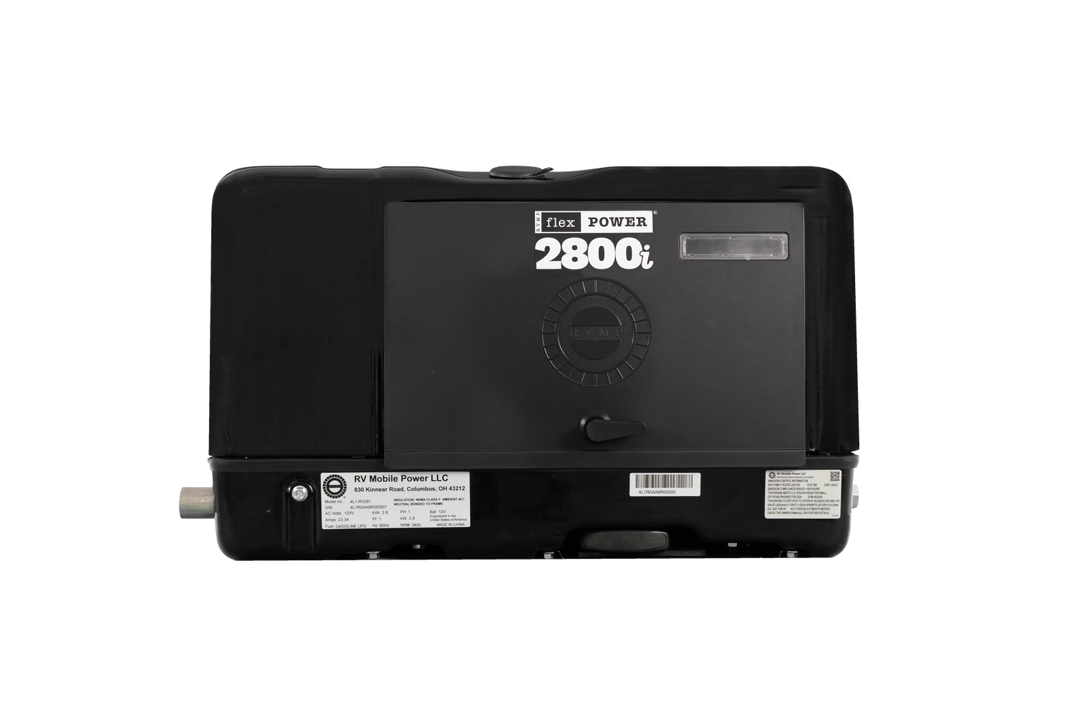 RVMP Flex Power® 2800i | 2800 Watt Dual-Fuel Installed RV Generator