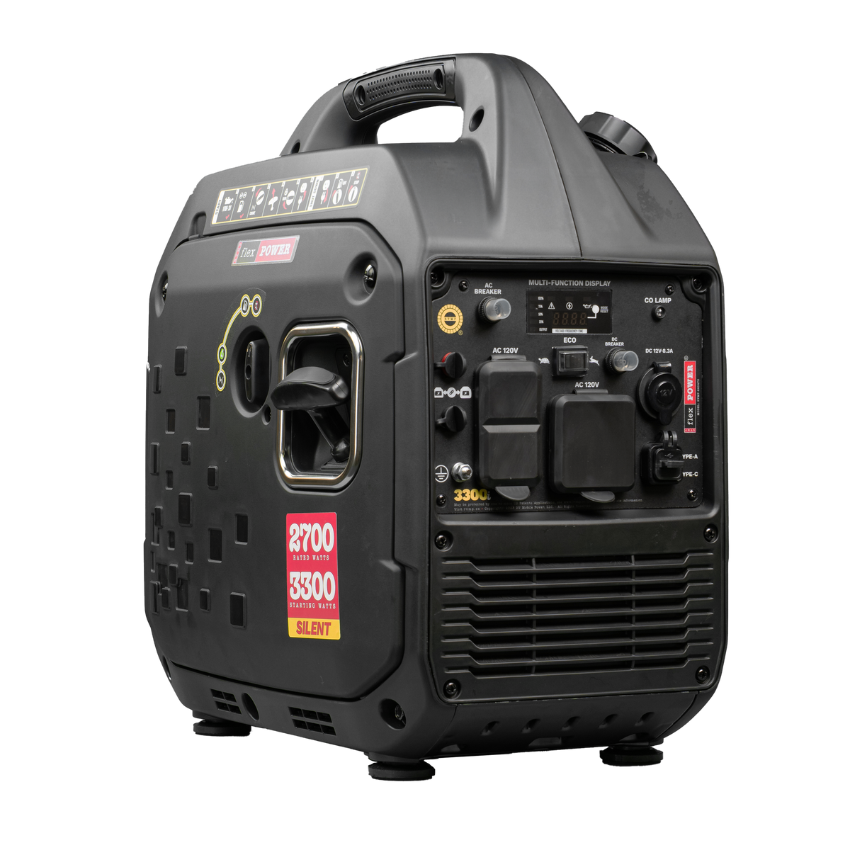 RVMP Flex Power® 3300i | 3300 Watt Silent Inverter Portable Generator