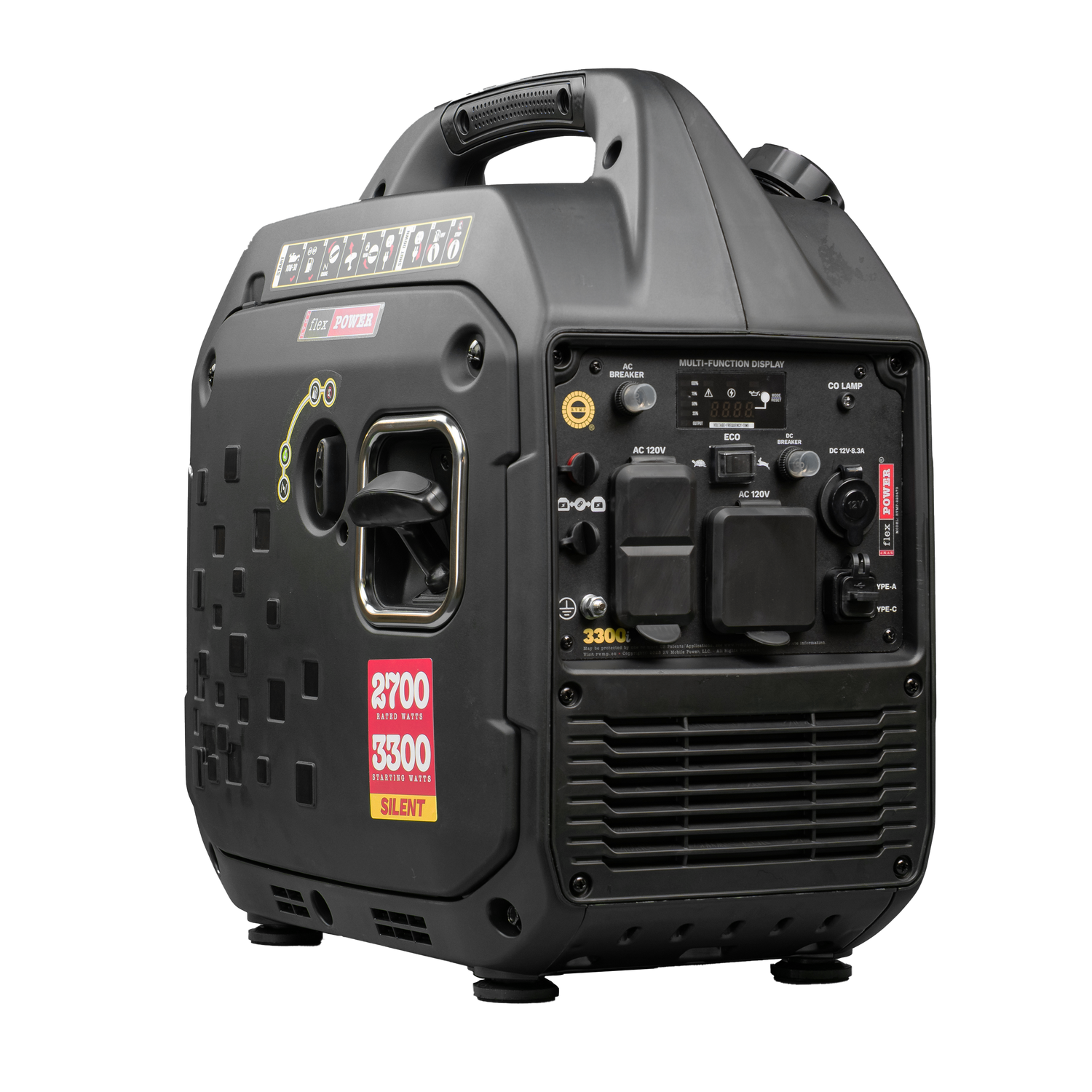 RVMP Flex Power® 3300i | 3300 Watt Silent Inverter Portable Generator
