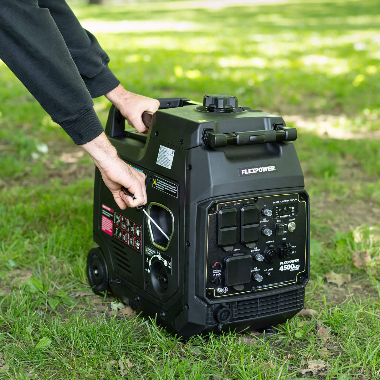 RVMP Flex Power® 4500ies | 4500 Watt Silent Inverter Portable Generator with Easy Start Button