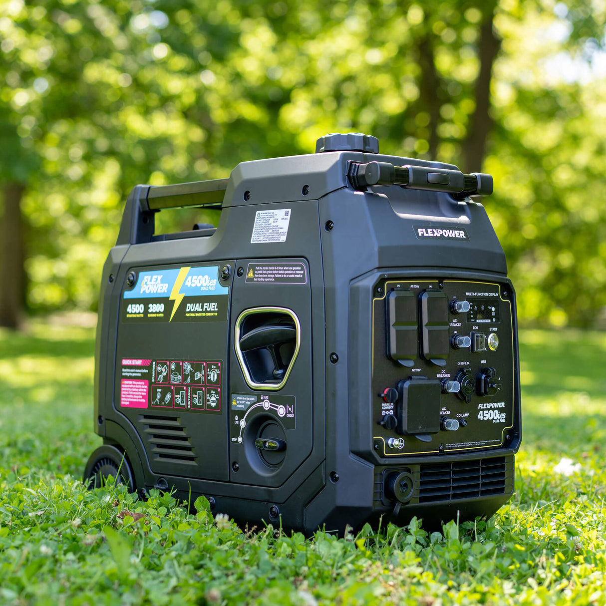 RVMP Flex Power® 4500iesR | Remote Start | 4500 Watt Silent Inverter Portable Generator with Easy Start Button