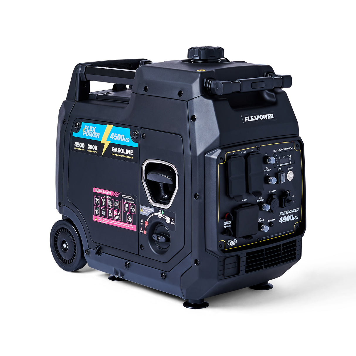 RVMP Flex Power® 4500ies | 4500 Watt Silent Inverter Portable Generator with Easy Start Button
