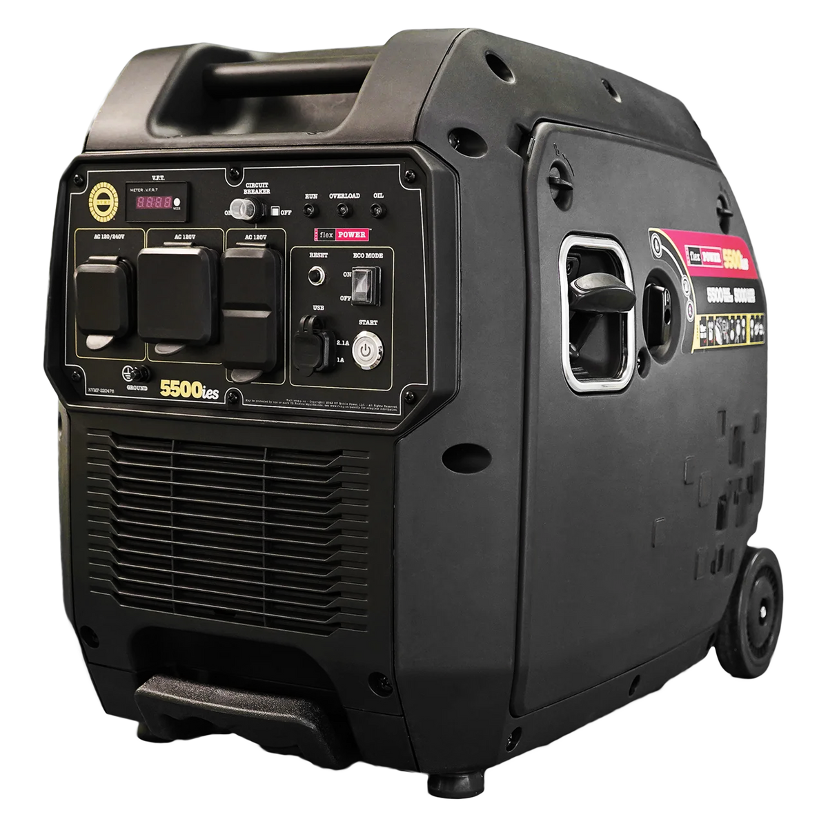 RVMP® Flex Power® 5500ies | Electric Start Portable Silent Inverter Generator