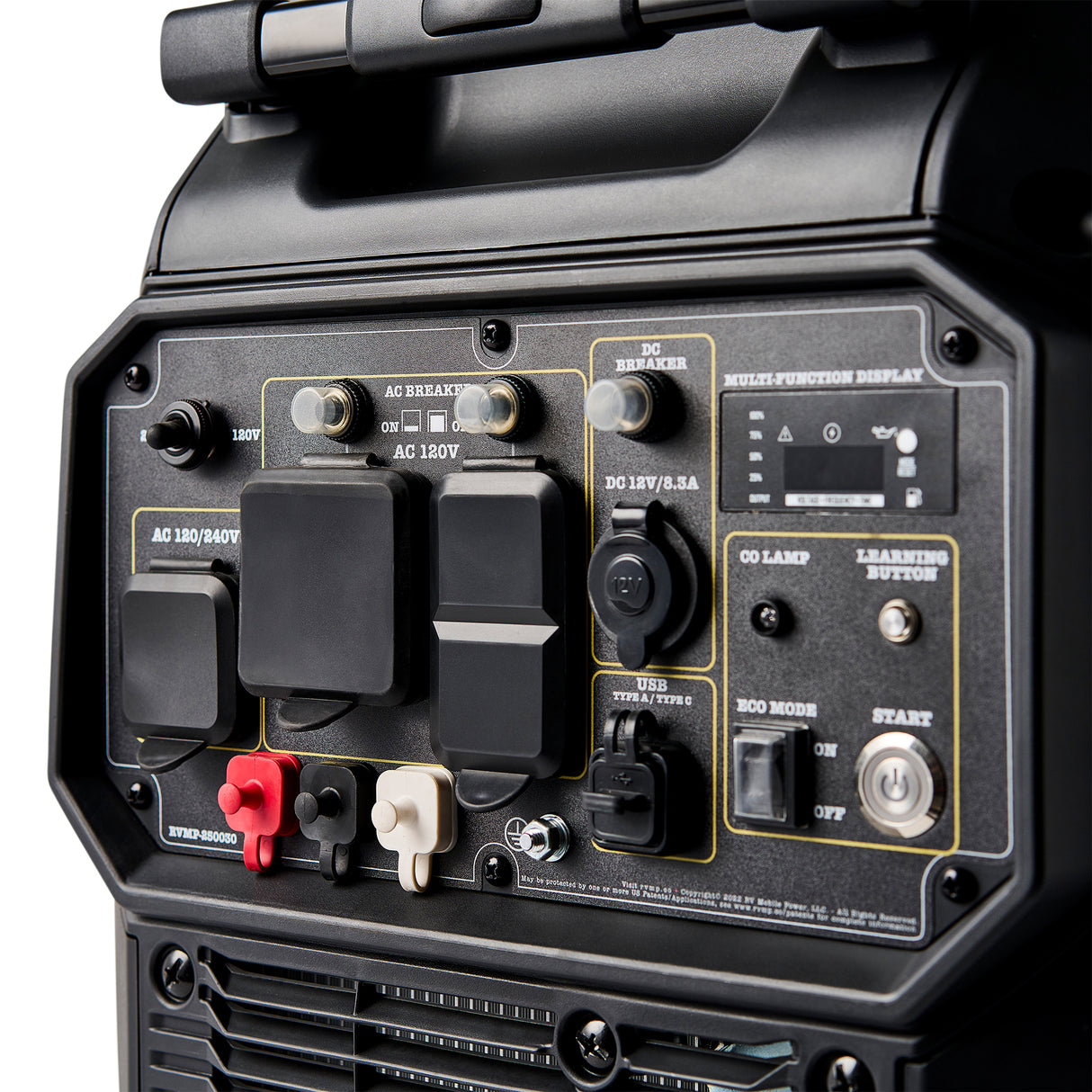 RVMP® Flex Power® 6500ies (Replacing the 5500ies) | Electric Start Portable Silent Inverter Generator