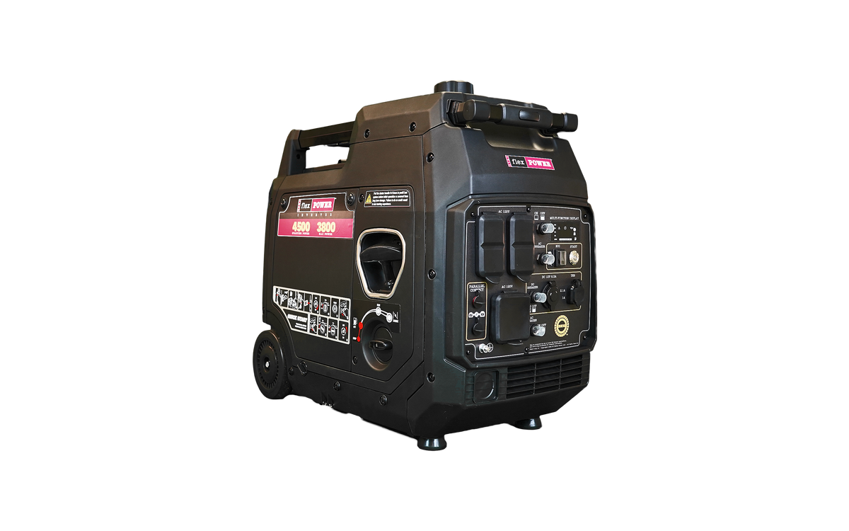 RVMP Flex Power® 4500iesR | Remote Start | 4500 Watt Silent Inverter Portable Generator with Easy Start Button
