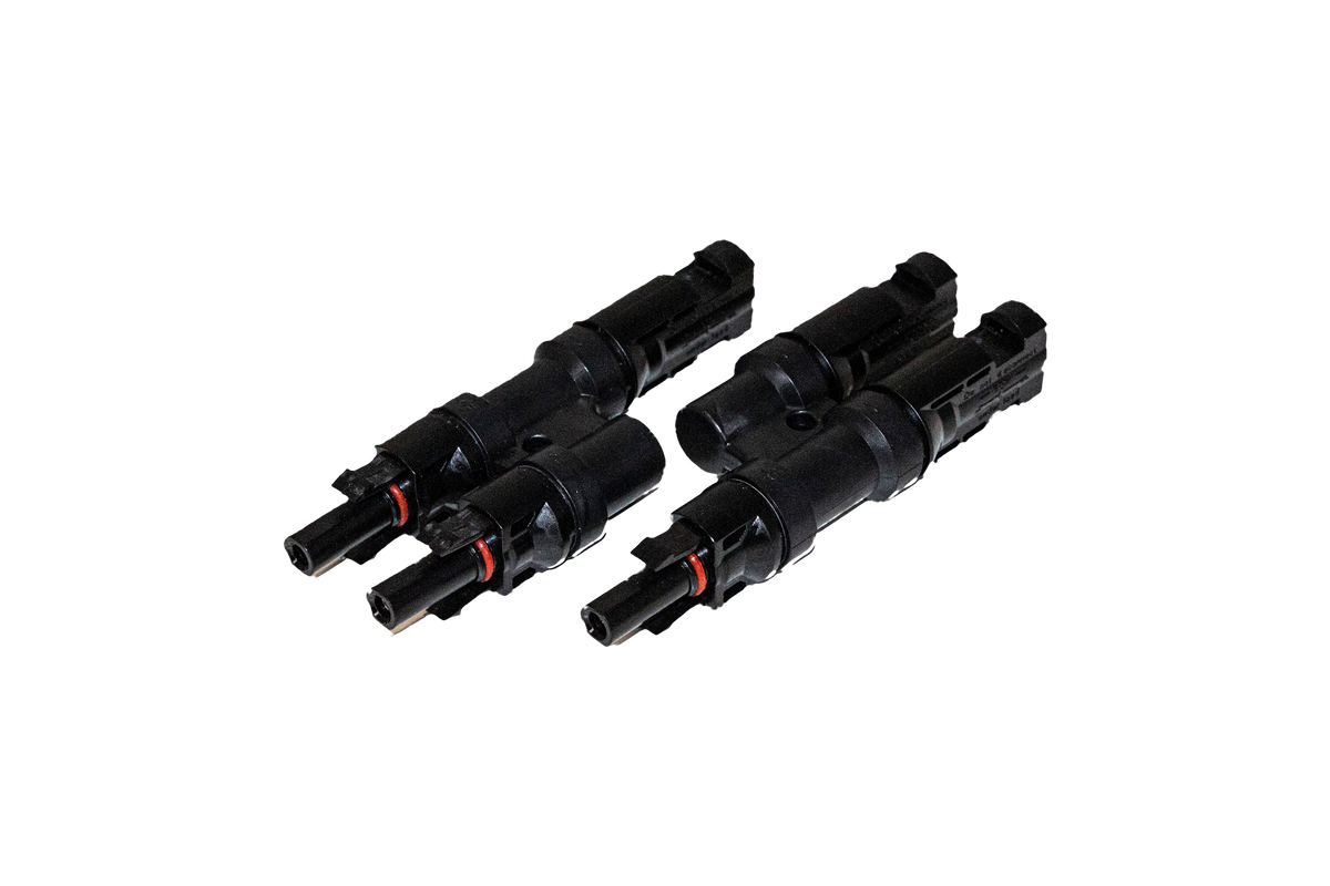 MC4 Y Connectors Pair One Male One Female