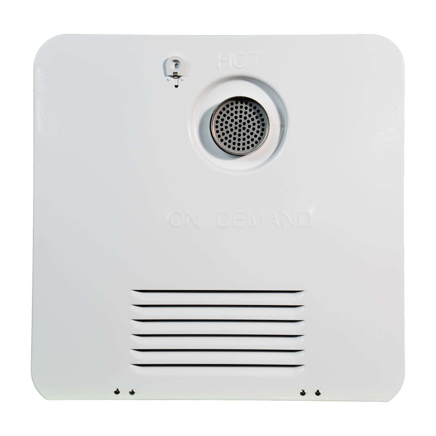 RVMP Flex Temp On-Demand Propane Tankless Water Heater for RVs  | White Color | Anti-Freezing System | Anti-Scald System | Digital Remote | FG-SBMC-11