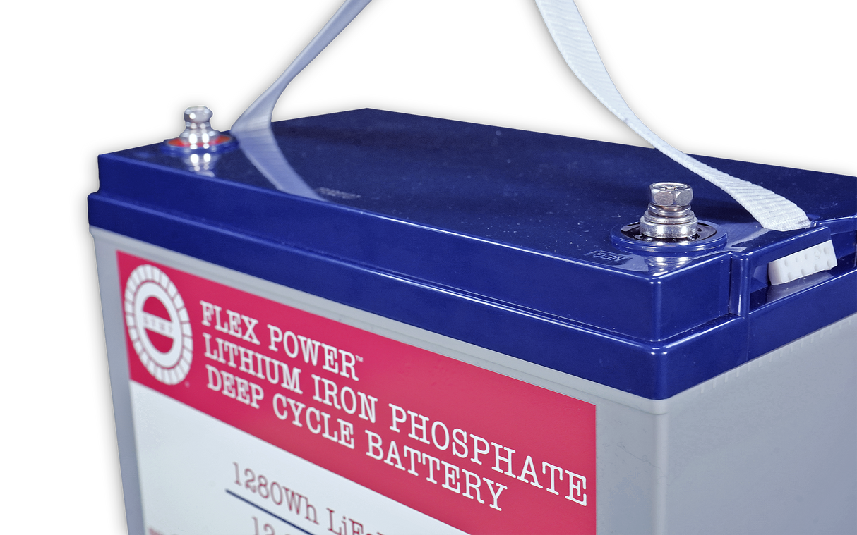 RVMP Flex Power® Force 12.8V 100AH | Lithium Iron Phosphate (LiFePO4) Deep-Cycle Battery