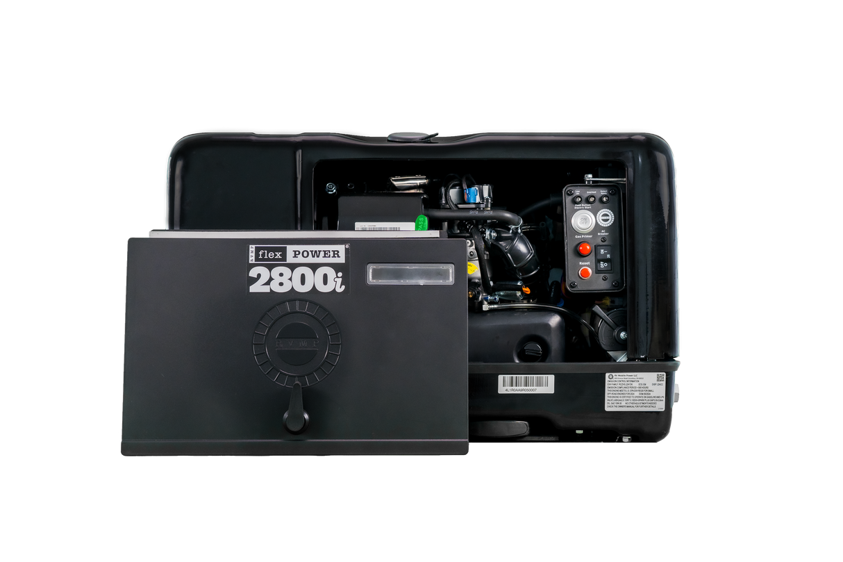 RVMP Flex Power® 2800i | 2800 Watt Dual-Fuel Installed RV Generator