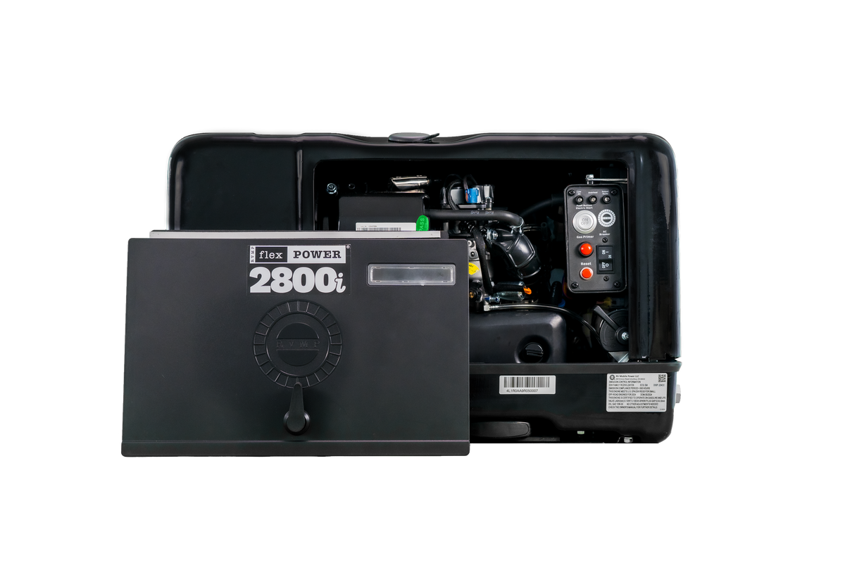 RVMP Flex Power® 2800i | 2800 Watt Dual-Fuel Installed RV Generator - RV parts and accessories - Buy <span class="tw-block -tw-mt"> <span class="tw-block"> 2800i Dual Fuel Generator </span> </span> online