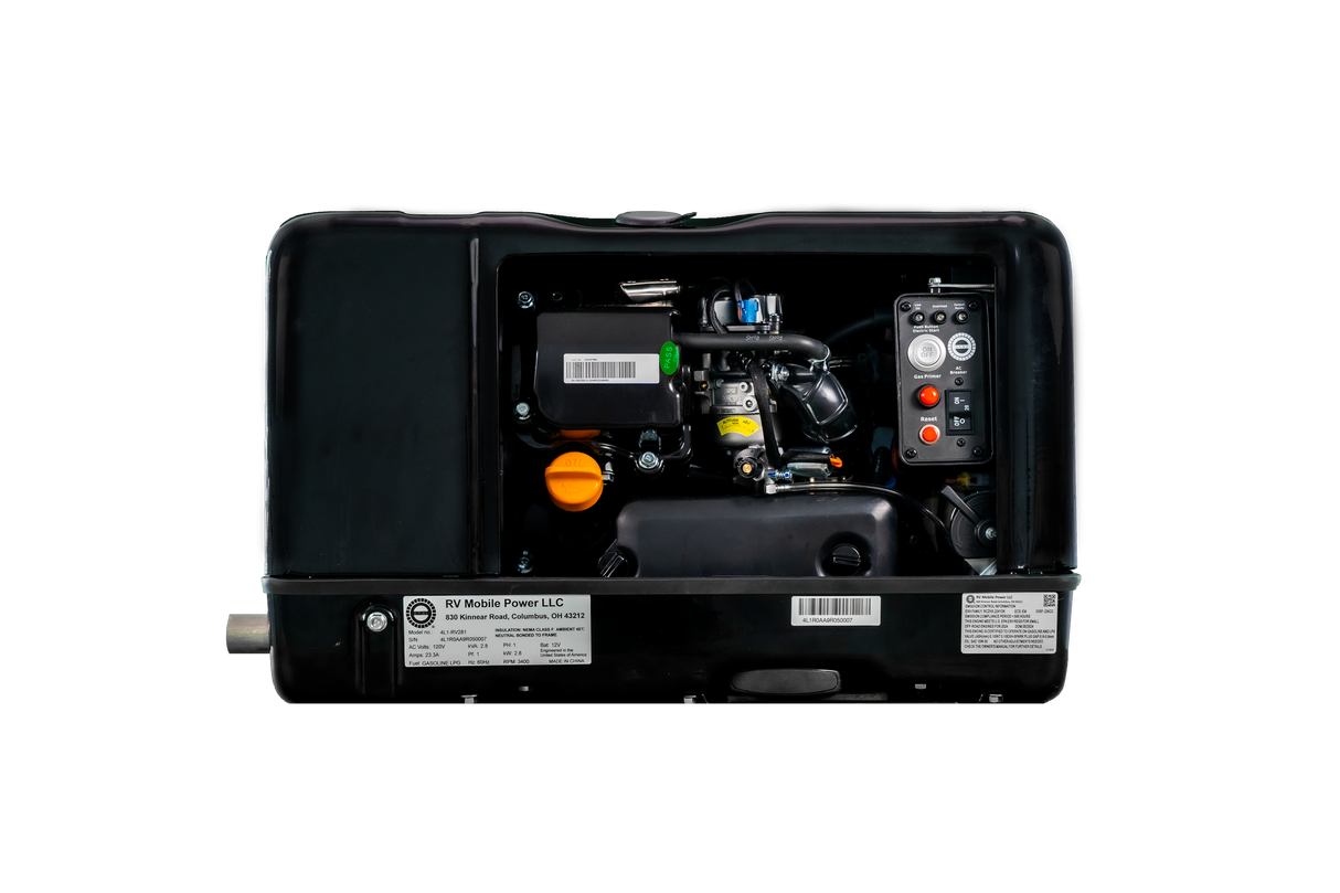 RVMP Flex Power® 2800i | 2800 Watt Dual-Fuel Installed RV Generator