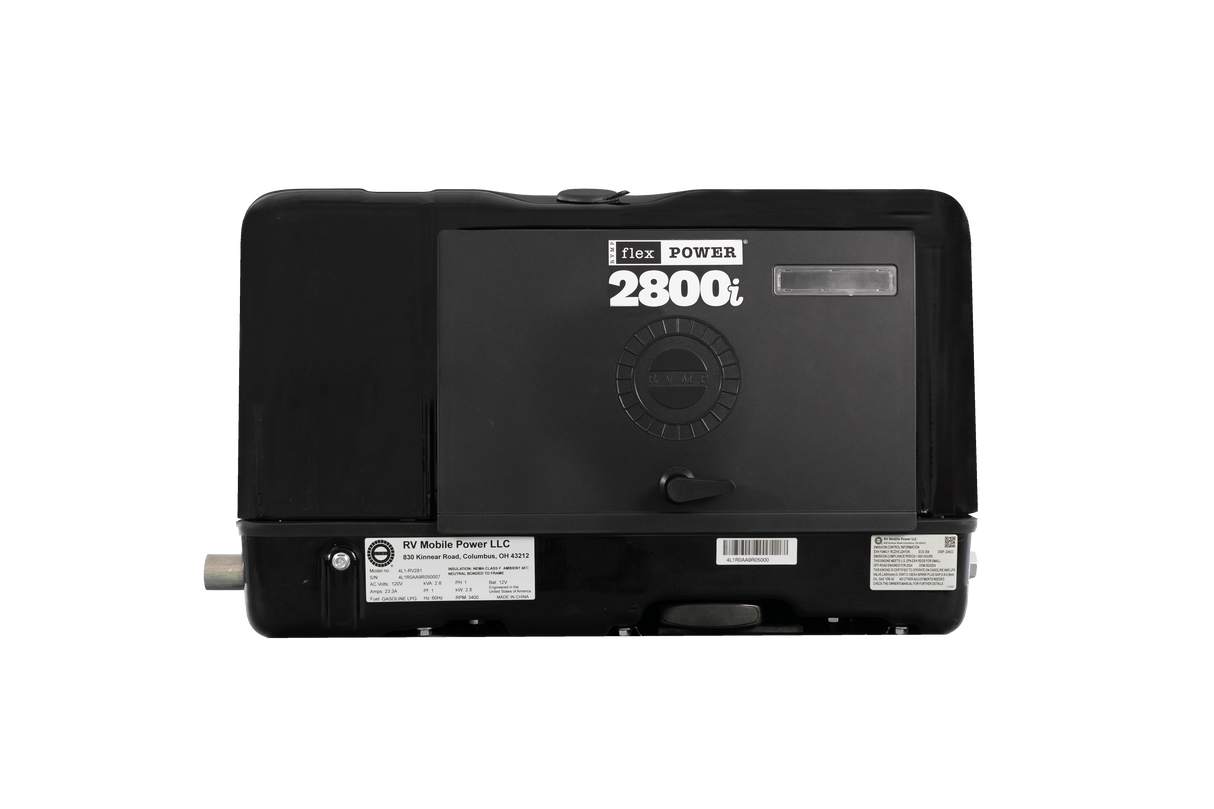 RVMP Flex Power® 2800i | 2800 Watt Dual-Fuel Installed RV Generator