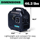 RVMP Flex Power® 3300i | 3300 Watt Silent Inverter Portable Generator
