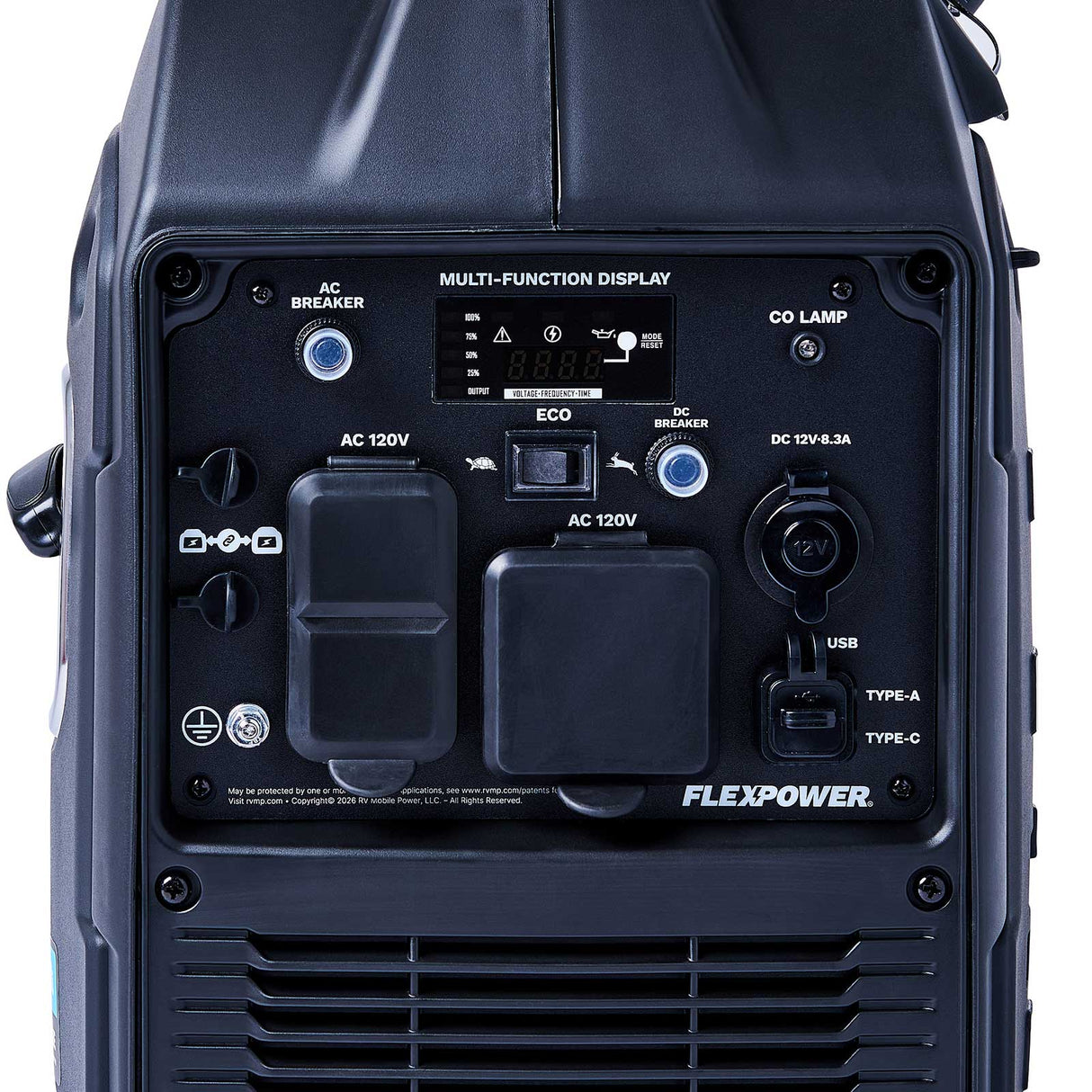 RVMP Flex Power® 3300i | 3300 Watt Silent Inverter Portable Generator