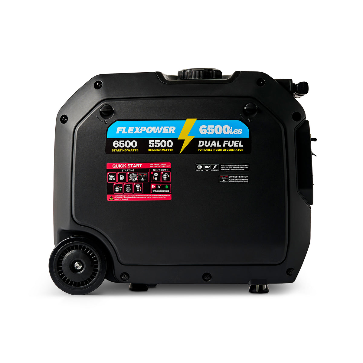 RVMP® Flex Power® 6500ies (Replacing the 5500ies) | Electric Start Portable Silent Inverter Generator