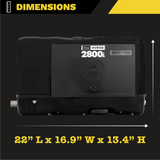RVMP Flex Power® 2800i | 2800 Watt Dual-Fuel Installed RV Generator