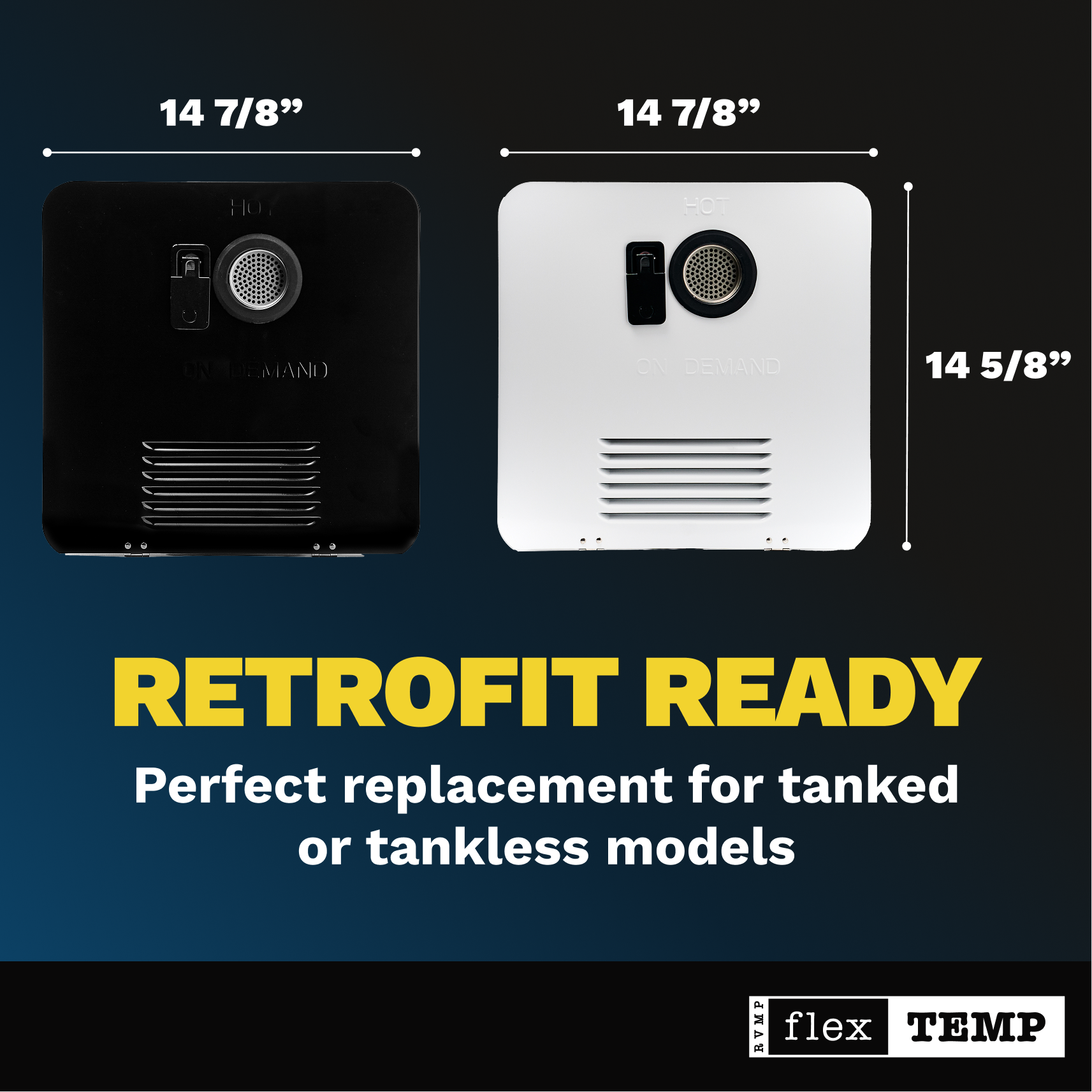 RVMP Flex Temp On-Demand Propane Tankless Water Heater