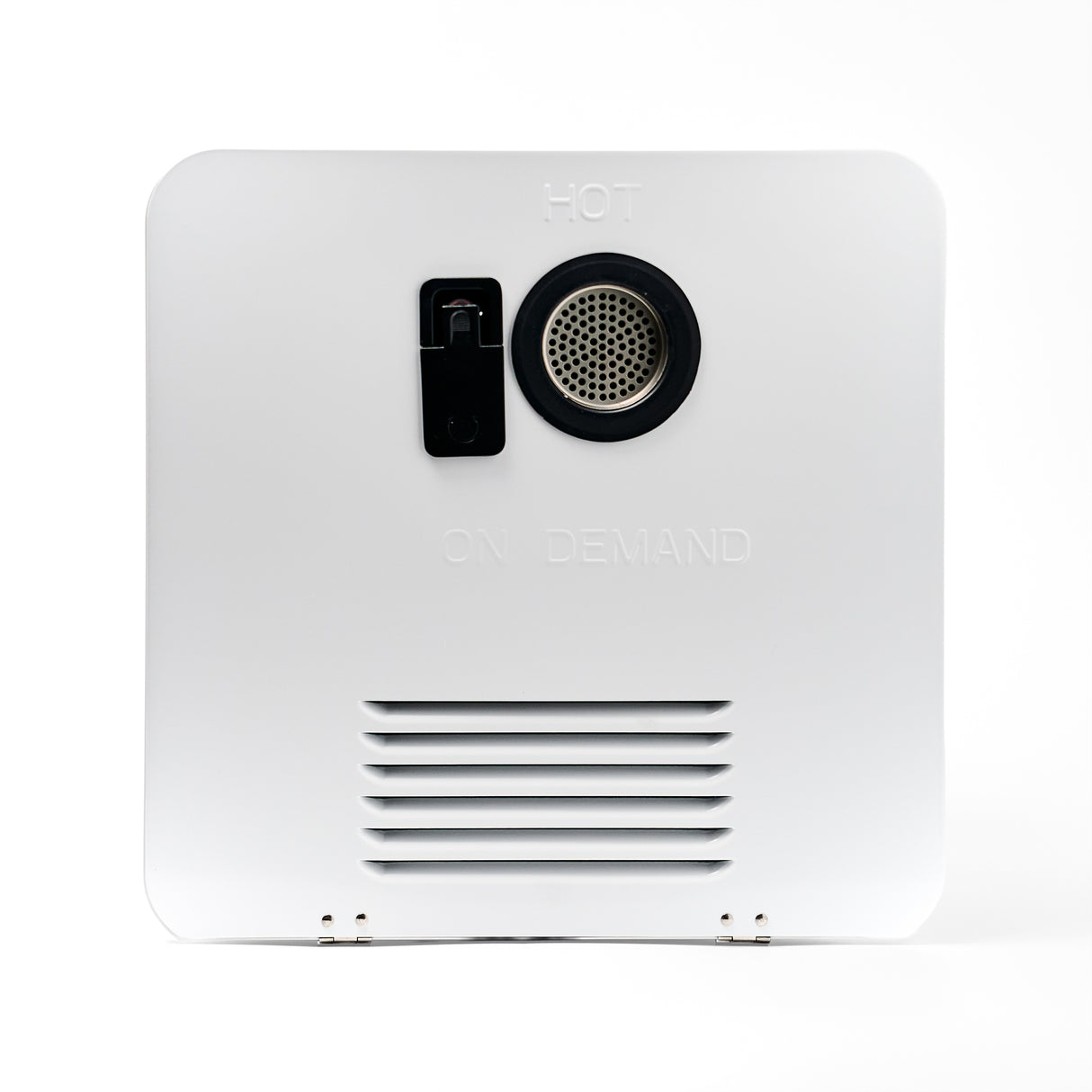 RVMP Flex Temp On-Demand Propane Tankless Water Heater for RVs  | White Color | Anti-Freezing System | Anti-Scald System | Digital Remote | FG-SBMC-11