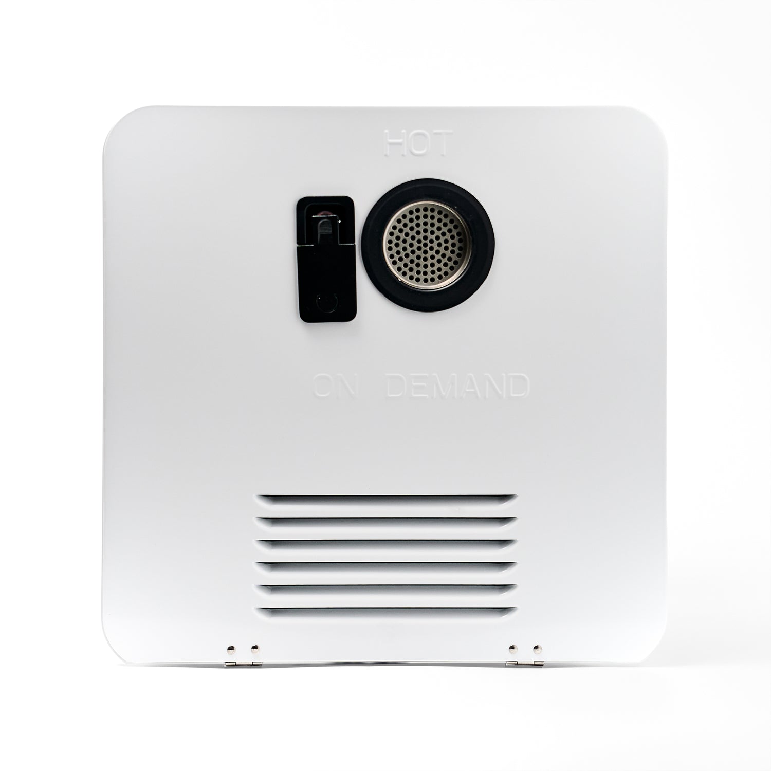 RVMP Flex Temp On-Demand Propane Tankless Water Heater for RVs  | White Color | Anti-Freezing System | Anti-Scald System | Digital Remote | FG-SBMC-11