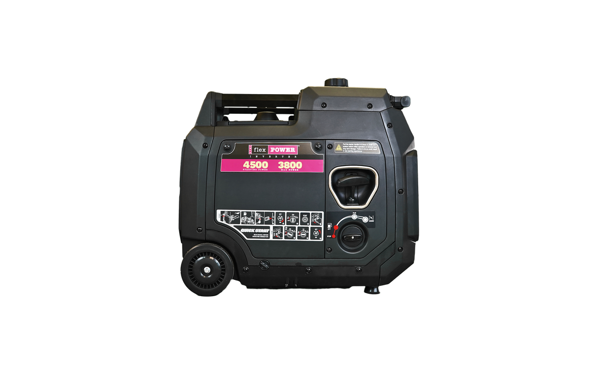 RVMP Flex Power® 4500iesR | Remote Start | 4500 Watt Silent Inverter Portable Generator with Easy Start Button