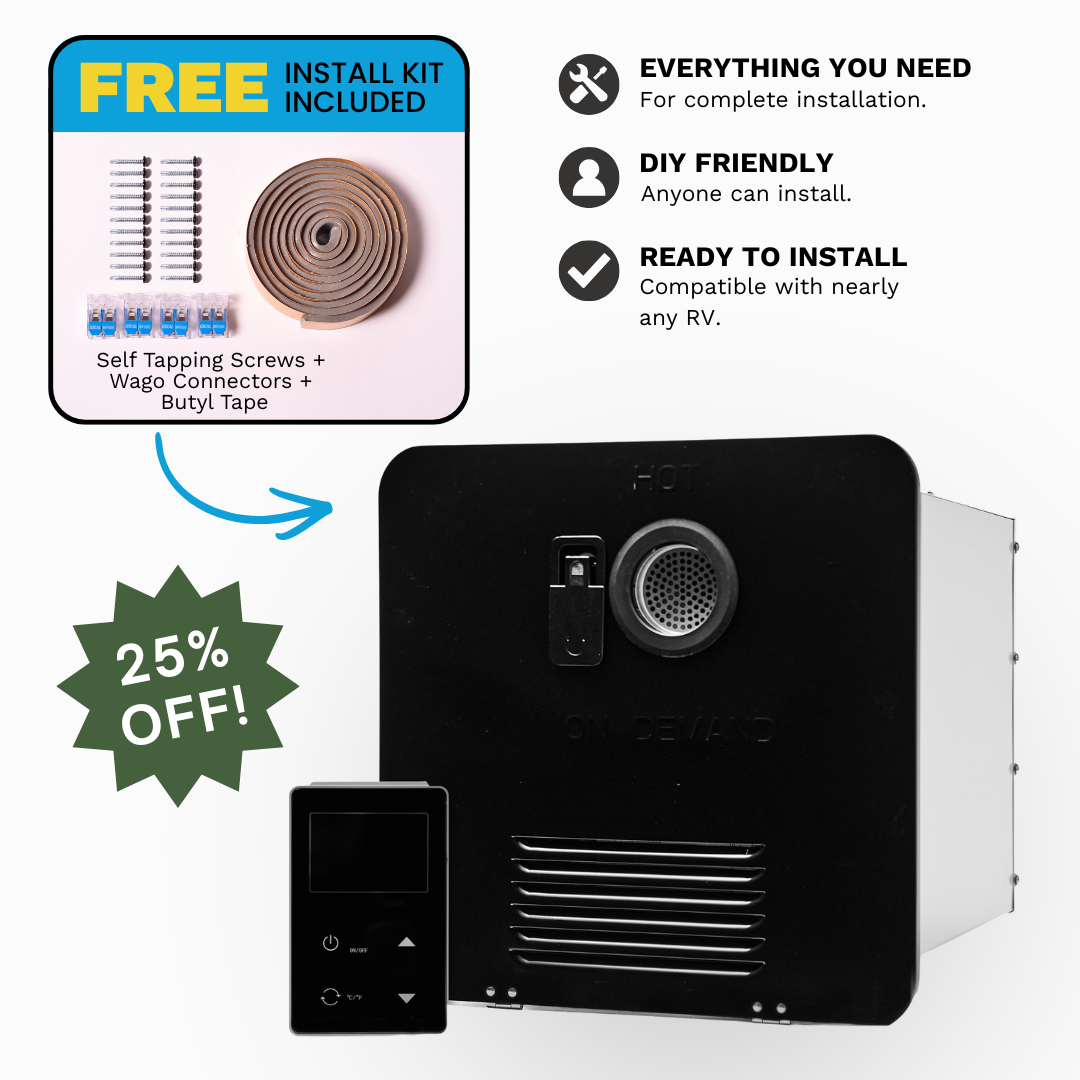 RVMP Flex Temp On-Demand Propane Tankless Water Heater
