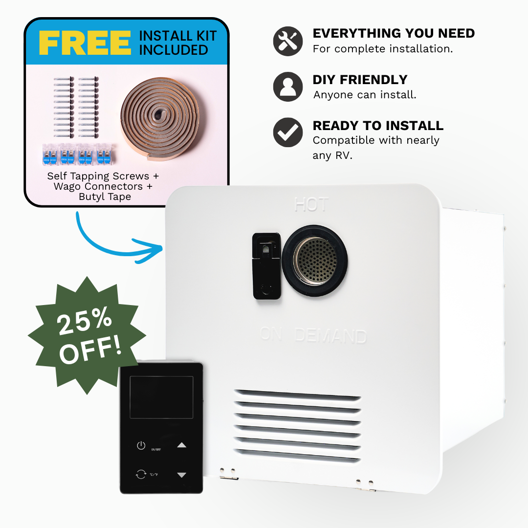 RVMP Flex Temp On-Demand Propane Tankless Water Heater