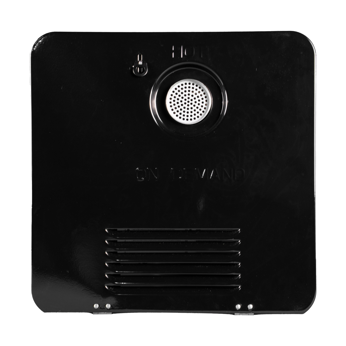 RVMP Flex Temp On-Demand Propane Tankless Water Heater for RVs  | Black Color | Anti-Freezing System | Anti-Scald System | Digital Remote | FG-SBMC-12