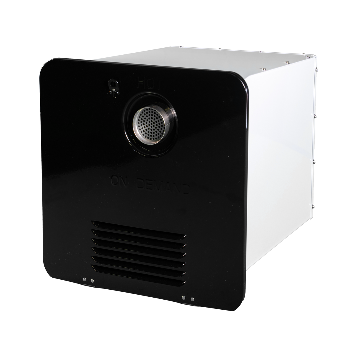 RVMP Flex Temp On-Demand Propane Tankless Water Heater for RVs  | Black Color | Anti-Freezing System | Anti-Scald System | Digital Remote | FG-SBMC-12