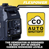 RVMP Flex Power® 4500iesR | Remote Start | 4500 Watt Silent Inverter Portable Generator with Easy Start Button