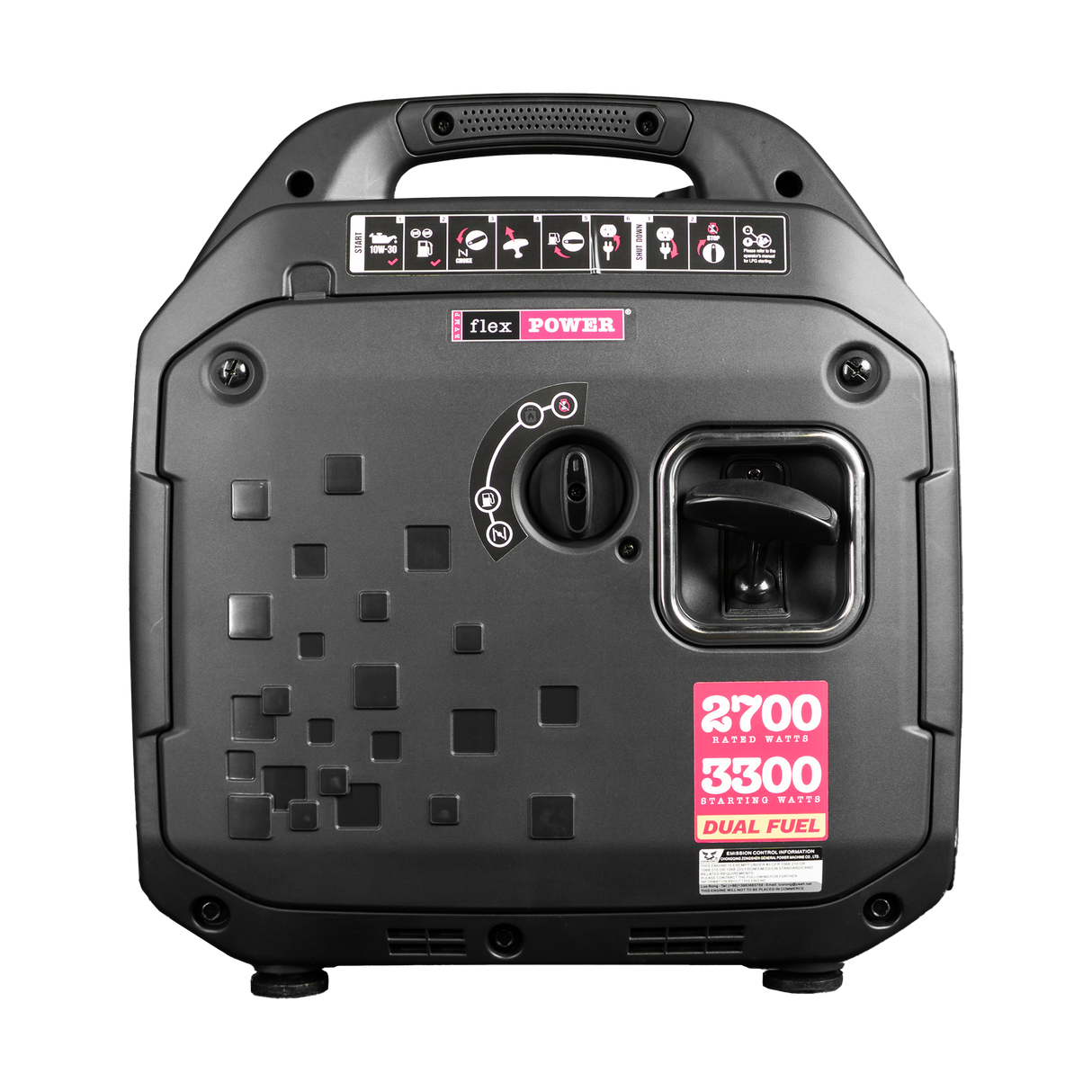 RVMP Flex Power® 3300iDF | Dual Fuel | 3300 Watt Silent Inverter Portable Generator
