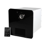 RVMP Flex Temp On-Demand Propane Tankless Water Heater for RVs  | Black Color | Anti-Freezing System | Anti-Scald System | Digital Remote | FG-SBMC-12