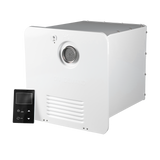 RVMP Flex Temp On-Demand Propane Tankless Water Heater for RVs  | White Color | Anti-Freezing System | Anti-Scald System | Digital Remote | FG-SBMC-11