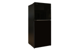 RVMP 11 Cubic Foot 12V Refrigerator Black Glass Front