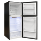 RVMP 11 Cubic Foot 12V Refrigerator Black Glass Front - RV parts and accessories - Buy 11 Cubic Foot 12V Refrigerator Black Glass Front online