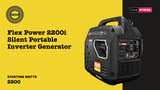 RVMP Flex Power® 2200i | 2200 Watt Silent Inverter Portable Generator