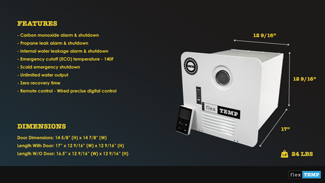RV Water Heater with a lot of features