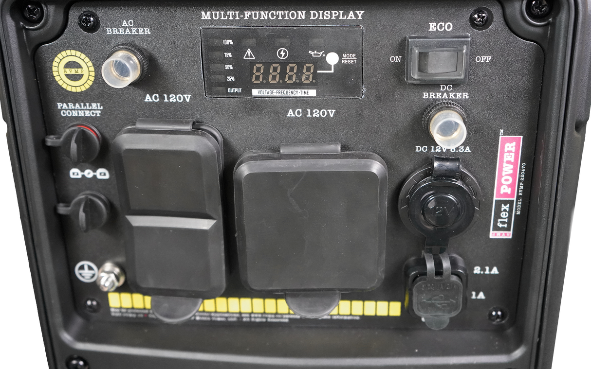 RVMP Flex Power® 3300i | 3300 Watt Silent Inverter Portable Generator