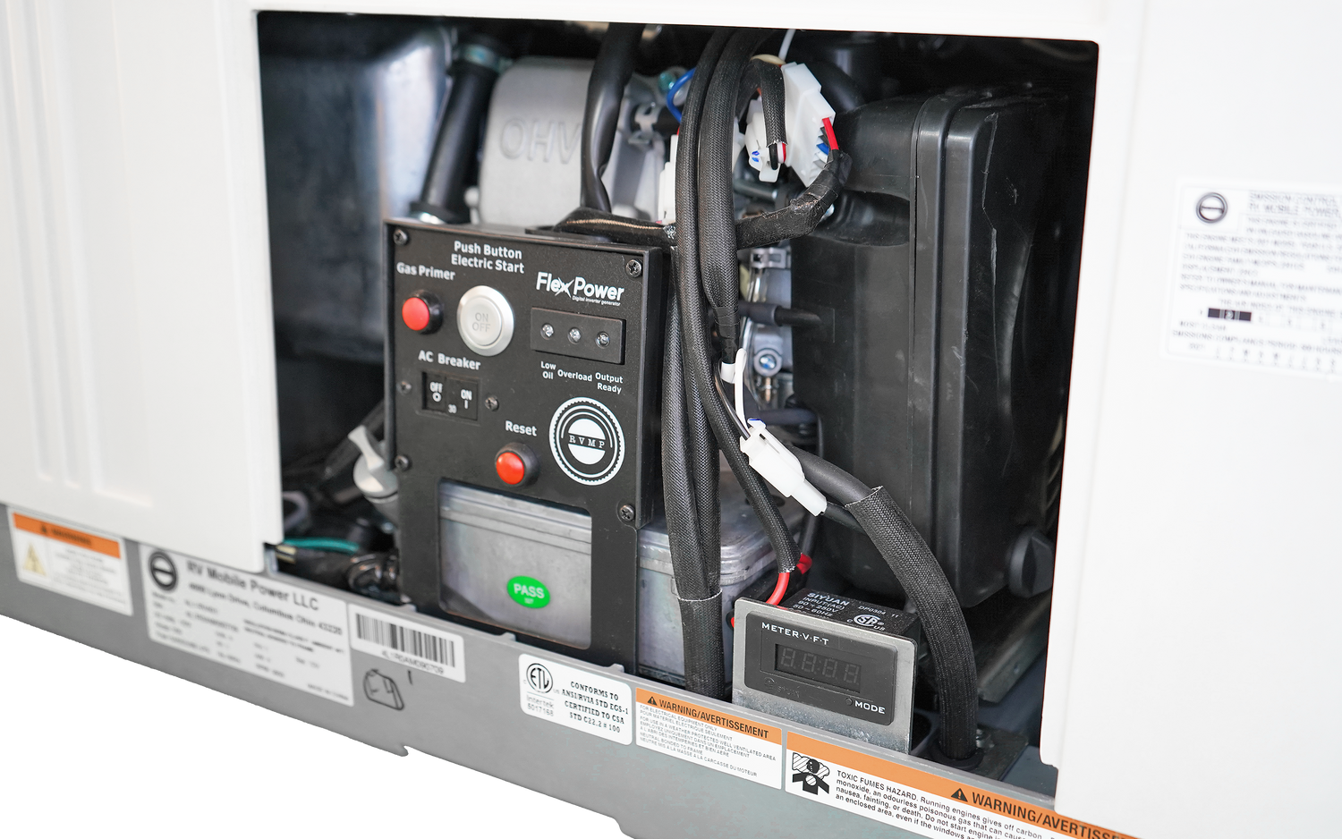 RVMP Flex Power® 4000i | 4000 Watt Dual-Fuel Installed RV Generator