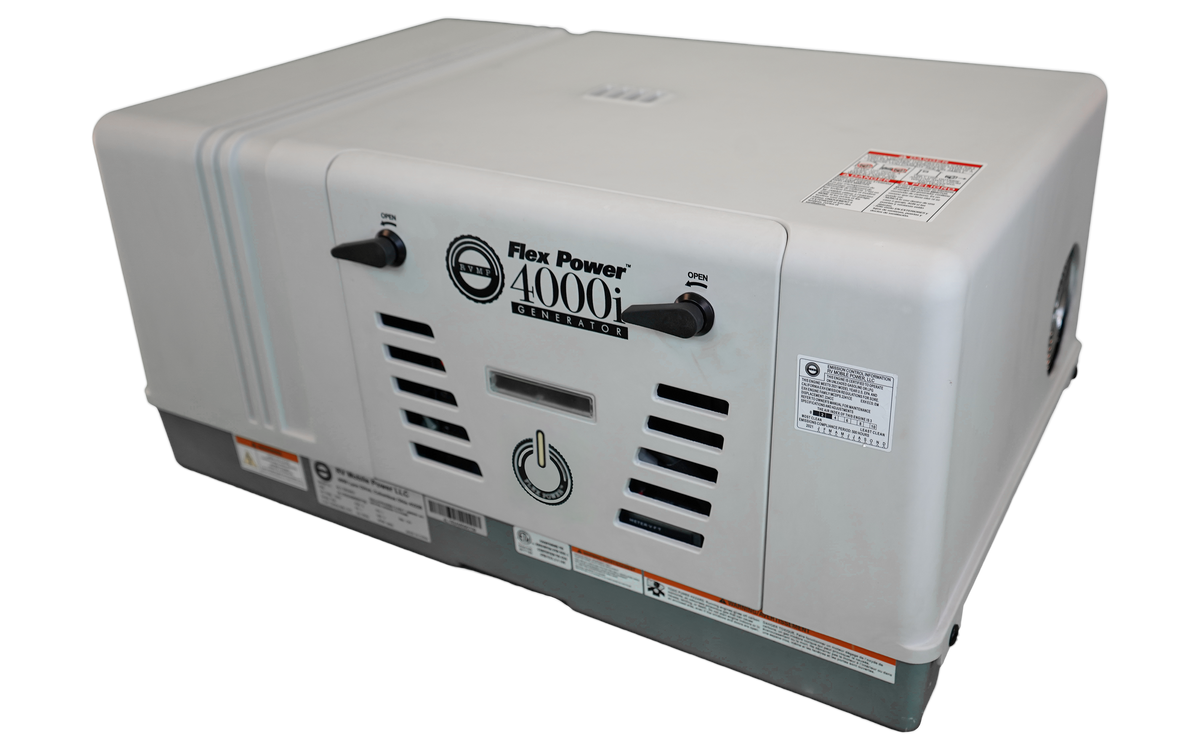 RVMP Flex Power® 4000i | 4000 Watt Dual-Fuel Installed RV Generator - RV parts and accessories - Buy 4000i Dual Fuel Generator online