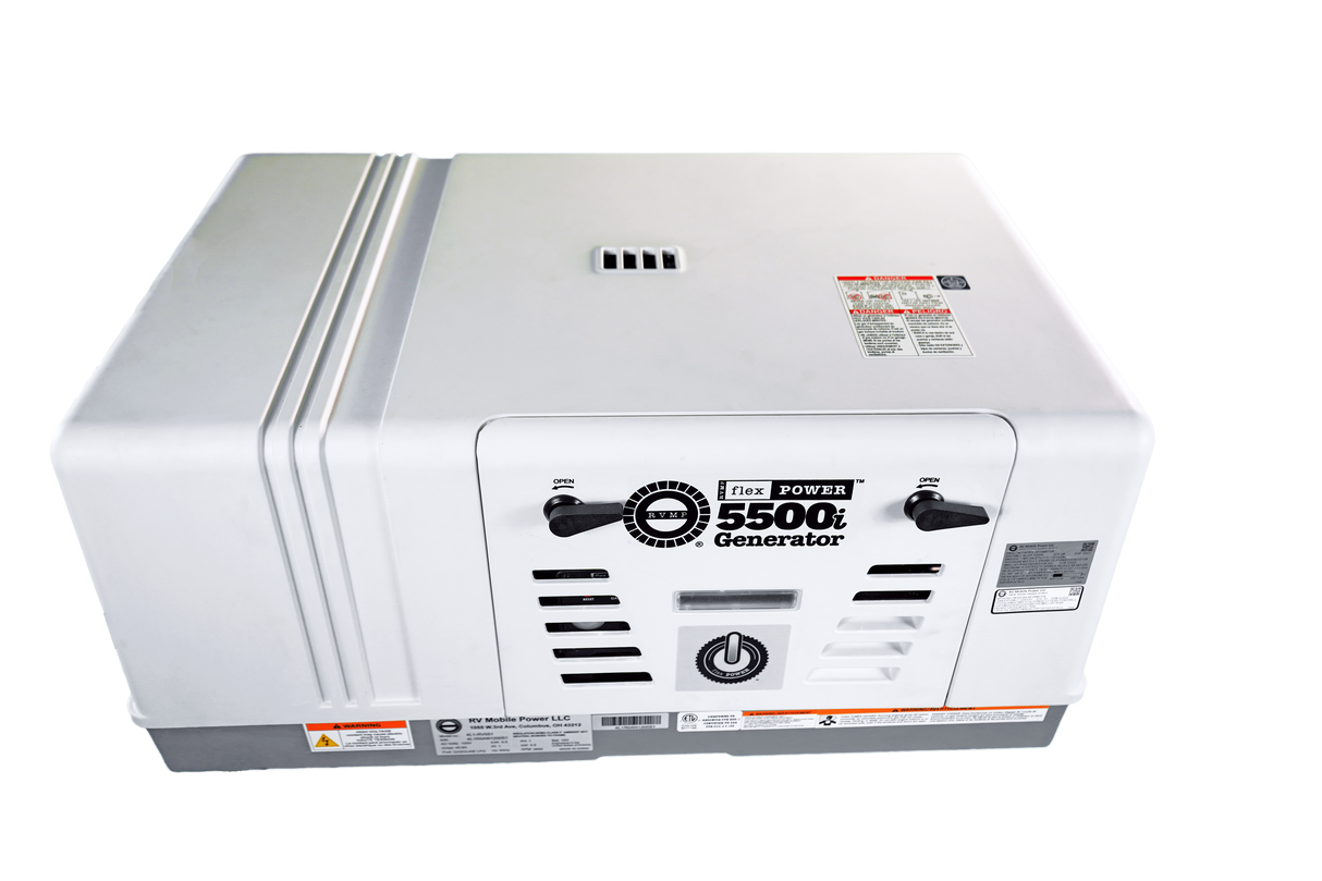 RVMP Flex Power® 5500i | 5500 Watt Dual-Fuel Installed RV Generator