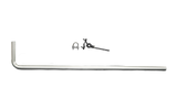 RVMP Flex Power Exhaust System Kit Aluminized Steel 1.25" x 36” Straight Tube Pipe with 1.25" x 10” 90° Exhaust Elbow, Exhaust Elbow, Exhaust Clamp | 36” Exhaust System Kit with Extended Drop