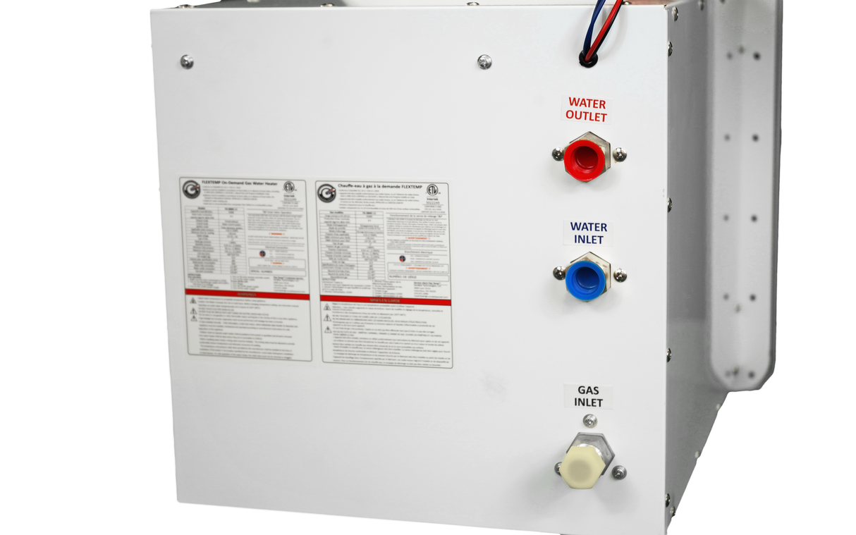 RVMP Flex Temp Back of Water Heater
