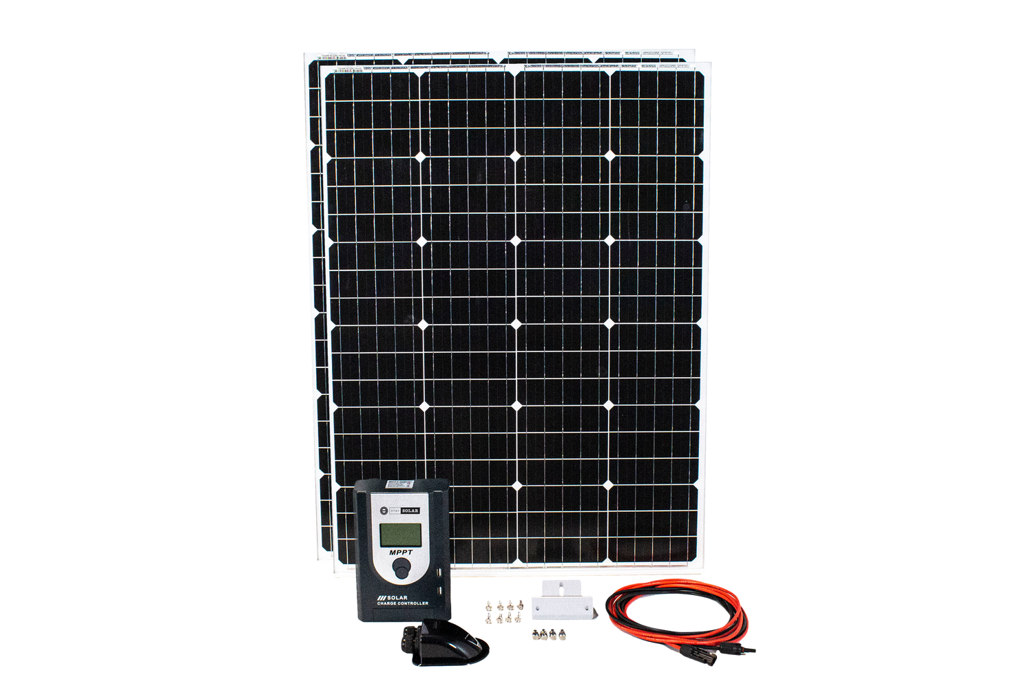 RVMP Solar™ 220W Single Panel Solar Kit | Off-Grid Solar Kit - 220W | Off-Grid, RV, Camping, Home, Backup