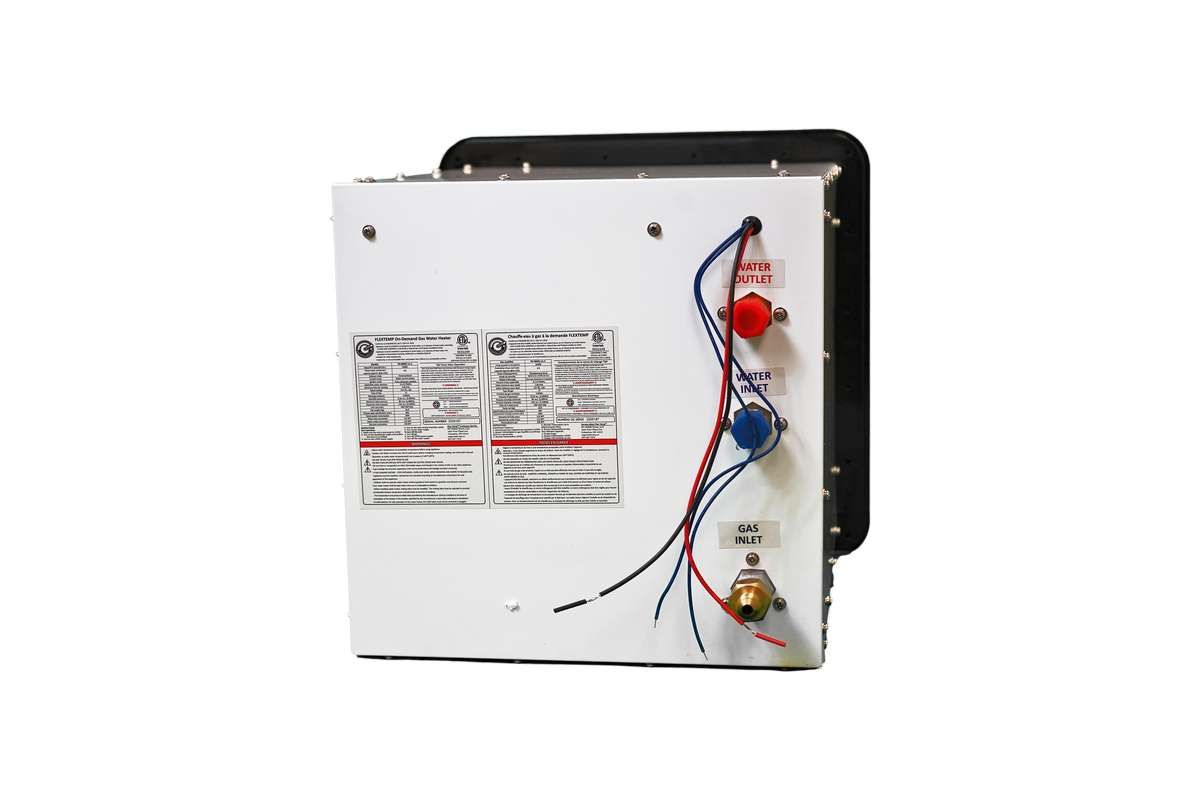 RVMP Flex Temp On-Demand Propane Tankless Water Heater for RVs  | Black Color | Anti-Freezing System | Anti-Scald System | Digital Remote | FG-SBMC-12 - RV parts and accessories - Buy On-Demand Tankless Water Heater online